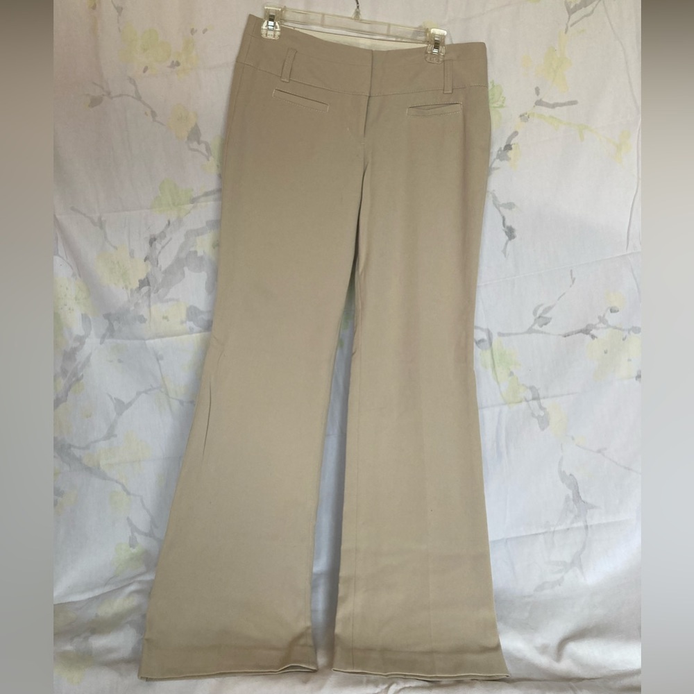 Express Editor cream/beige pants, size 2R